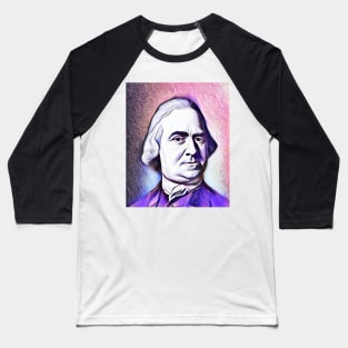 Samuel Adams Portrait | Samuel Adams Artwork 8 Baseball T-Shirt